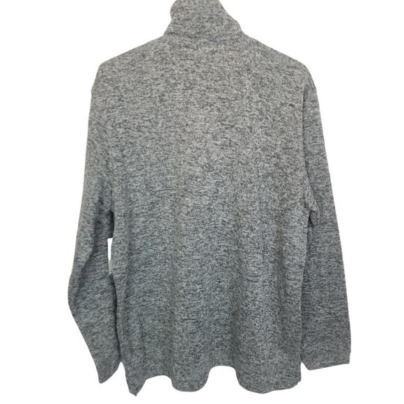 Haggar Mens L Gray 1/4 Zip Long Sleeves Cool 18" P - Picture 9 of 9